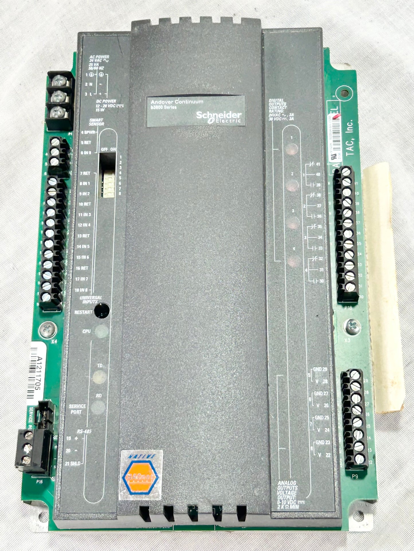 SCHNEIDER ELECTRIC B3804 CONTROLLER - USED / GOOD